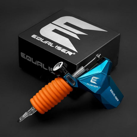 EQUALISER PUSHER Rotary Tattoo Machine Blue - BVShop