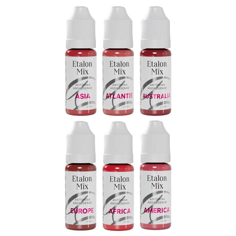 Etalon Mix Lip Set By Antonina Andrusenko 6x10ml - BVShop