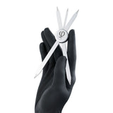 PhiAcademy BB Compass Brow & Lip Mapping Tool — BB Compass held in a gloved hand