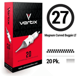 Vertix Tattoo Magnum Curved Bugpin Cartridges - BVShop