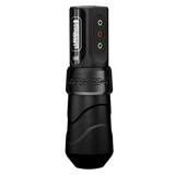 FK Irons Flux Max Black Ops wireless tattoo machine angled control view