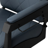 Gabbiano barber chair Bruno with black frame Graphite - BVShop