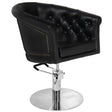 Gabbiano black hairdressing chair - BVShop