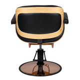 Gabbiano black venice barber chair - BVShop