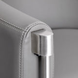 Gabbiano hairdressing chair Burgos grey - BVShop