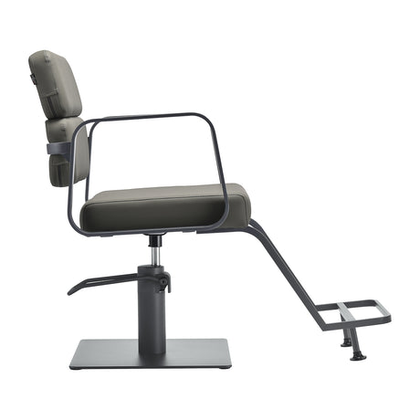 Gabbiano hairdressing chair Porto gray gray - BVShop