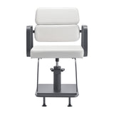 Gabbiano hairdressing chair Porto gray white - BVShop