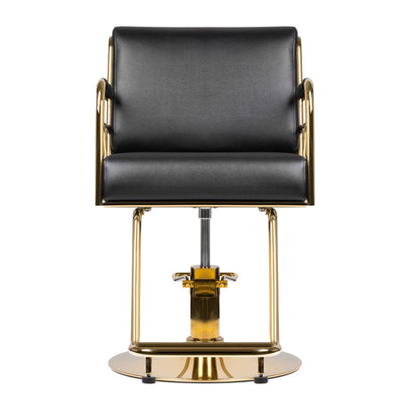 GABBIANO HAIRDRESSING CHAIR PRATO GOLD - BLACK - BVShop