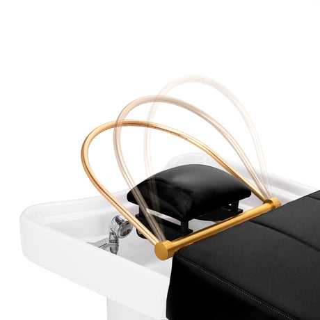 Gabbiano Head Spa 017B hair washing bed black - BVShop