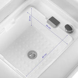 Gabbiano Head Spa Bali hair washing bed white - BVShop