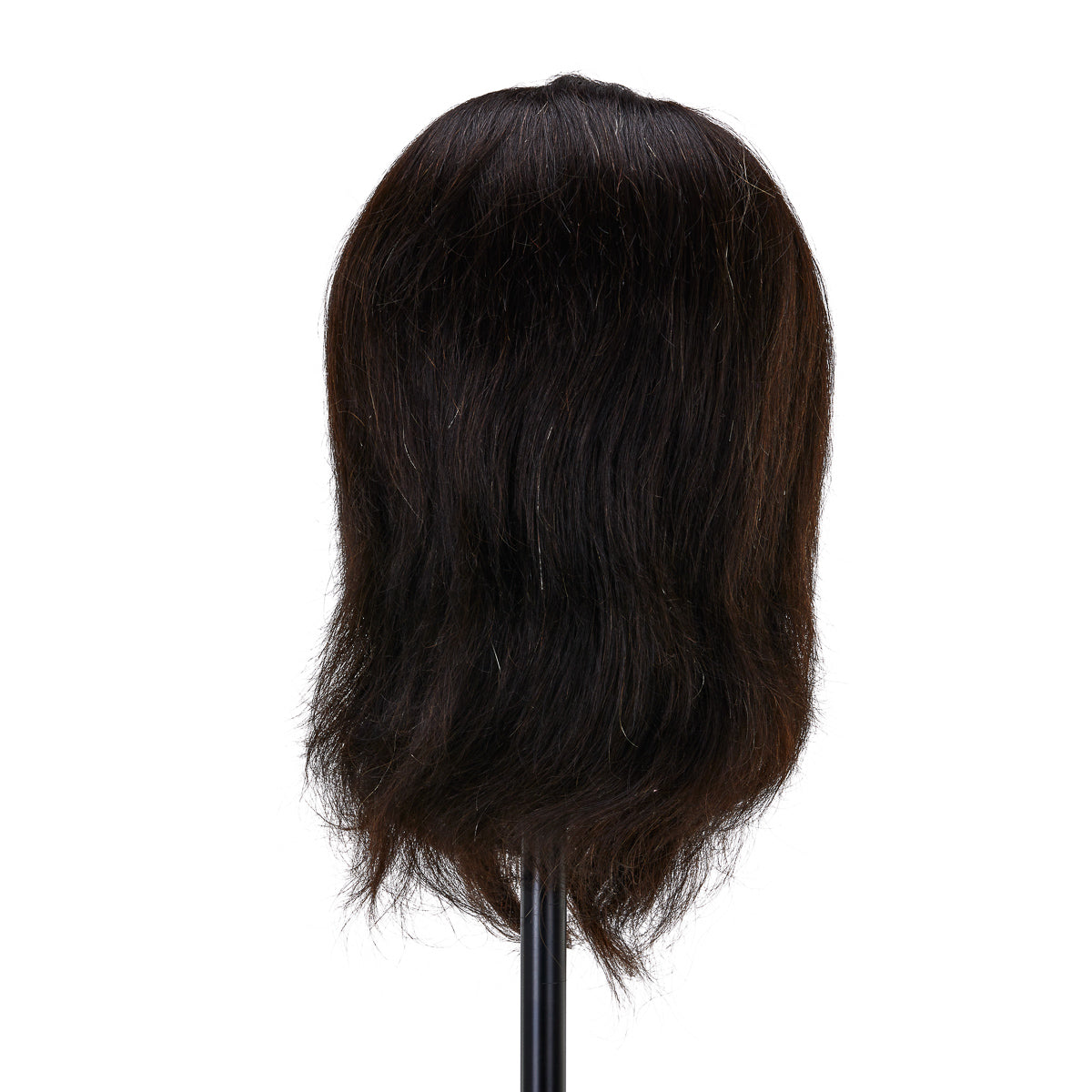 Gabbiano WZ4 training head with beard, natural hair, color 1#, length 8"+6" - BVShop