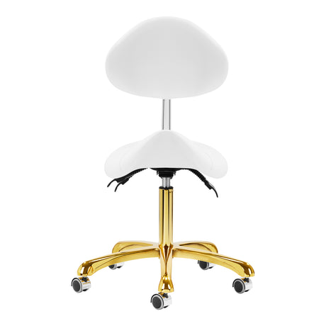 Giovanni cosmetic stool 1004 gold white - BVShop