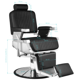 Hair system royal x black barber chair - BVShop