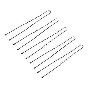 Hairdressing buns for hair e-65 300 pieces 7 cm black - BVShop