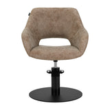 Hairdressing chair Gabbiano Morena old Brown - BVShop