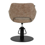Hairdressing chair Gabbiano Morena old Brown - BVShop