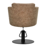 Hairdressing chair Gabbiano Roma old Brown - BVShop