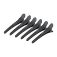 Hairdressing clamps for hair e-17 10 pcs 10.5 cm black - BVShop