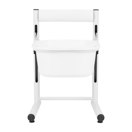Height-adjustable pedicure tray, white - BVShop