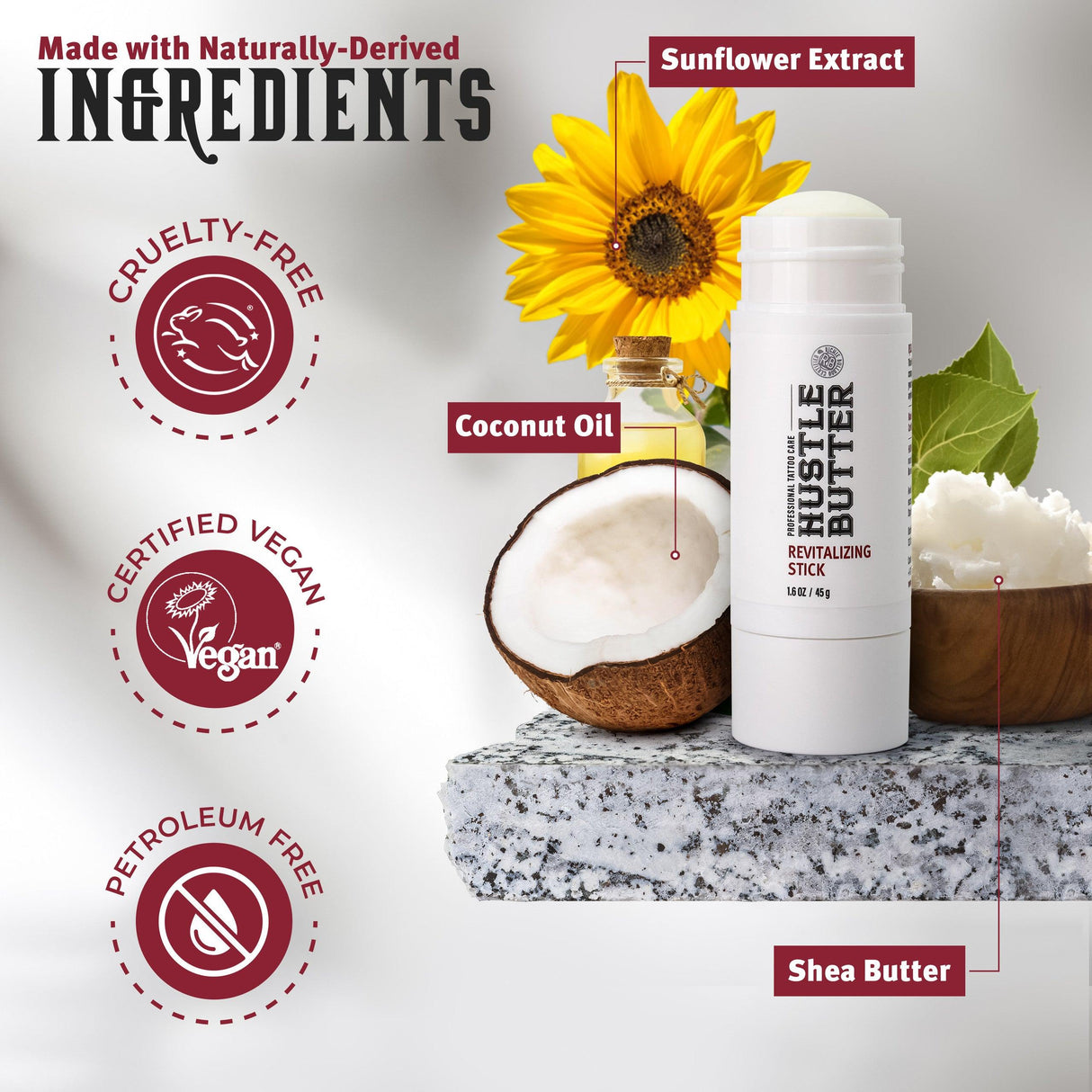 Hustle Butter Revitalizing Stick Balm 45g - BVShop