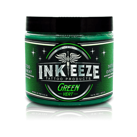 Inkeeze Green Vert Tattoo Aftercare Ointment 454g - BVShop