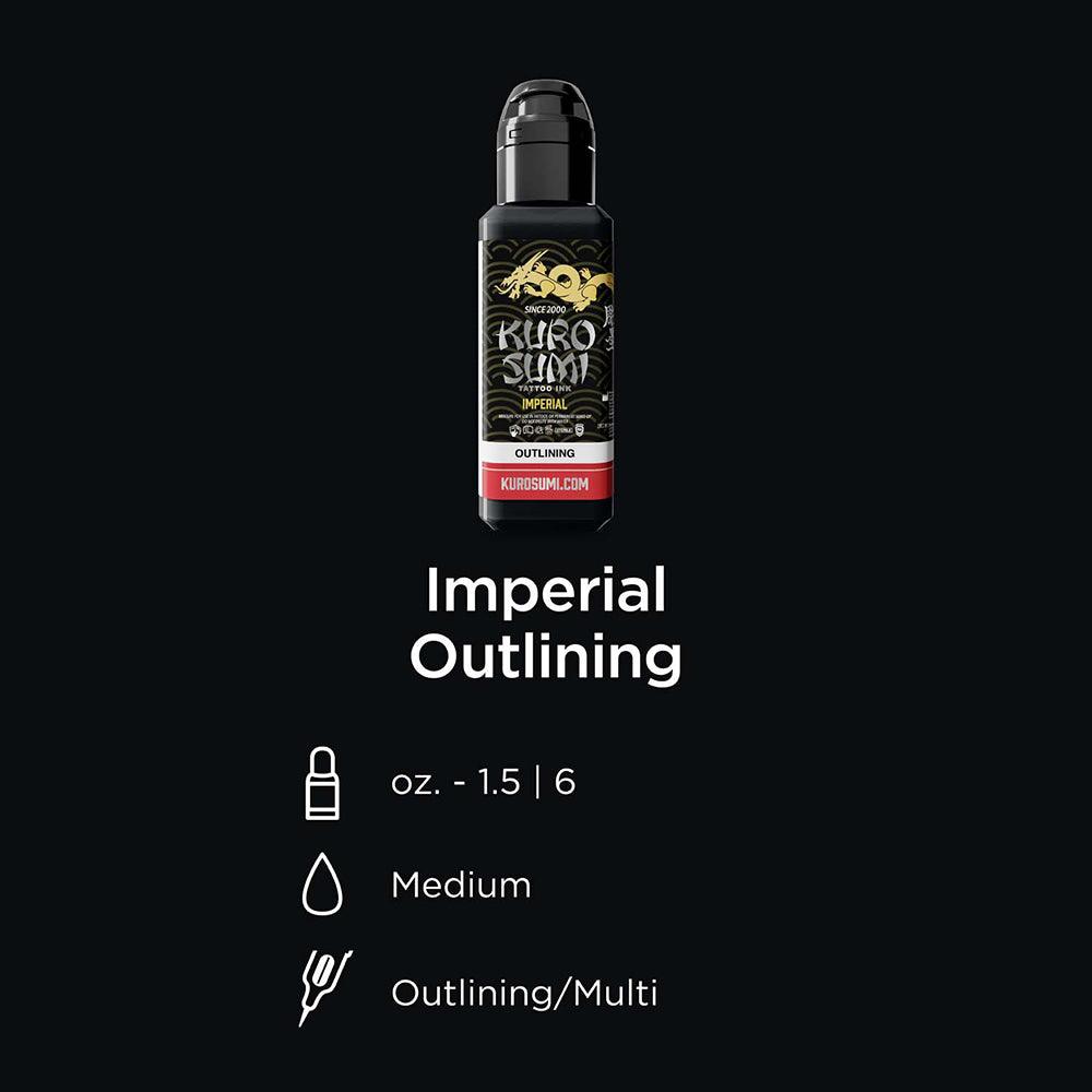 Kuro Sumi Imperial Tattoo Ink Imperial Outlining - BVShop
