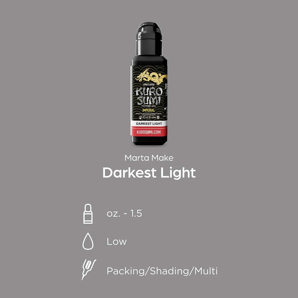 Kuro Sumi Imperial Tattoo Ink Darkest Light 44ml - BVShop