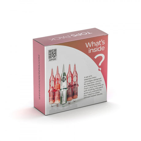Kwadron PMU TOP5 pack for lining, hairstrokes, shading and powder work