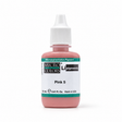 Li Pigments Pink 5 bottle on white with a natural shadow