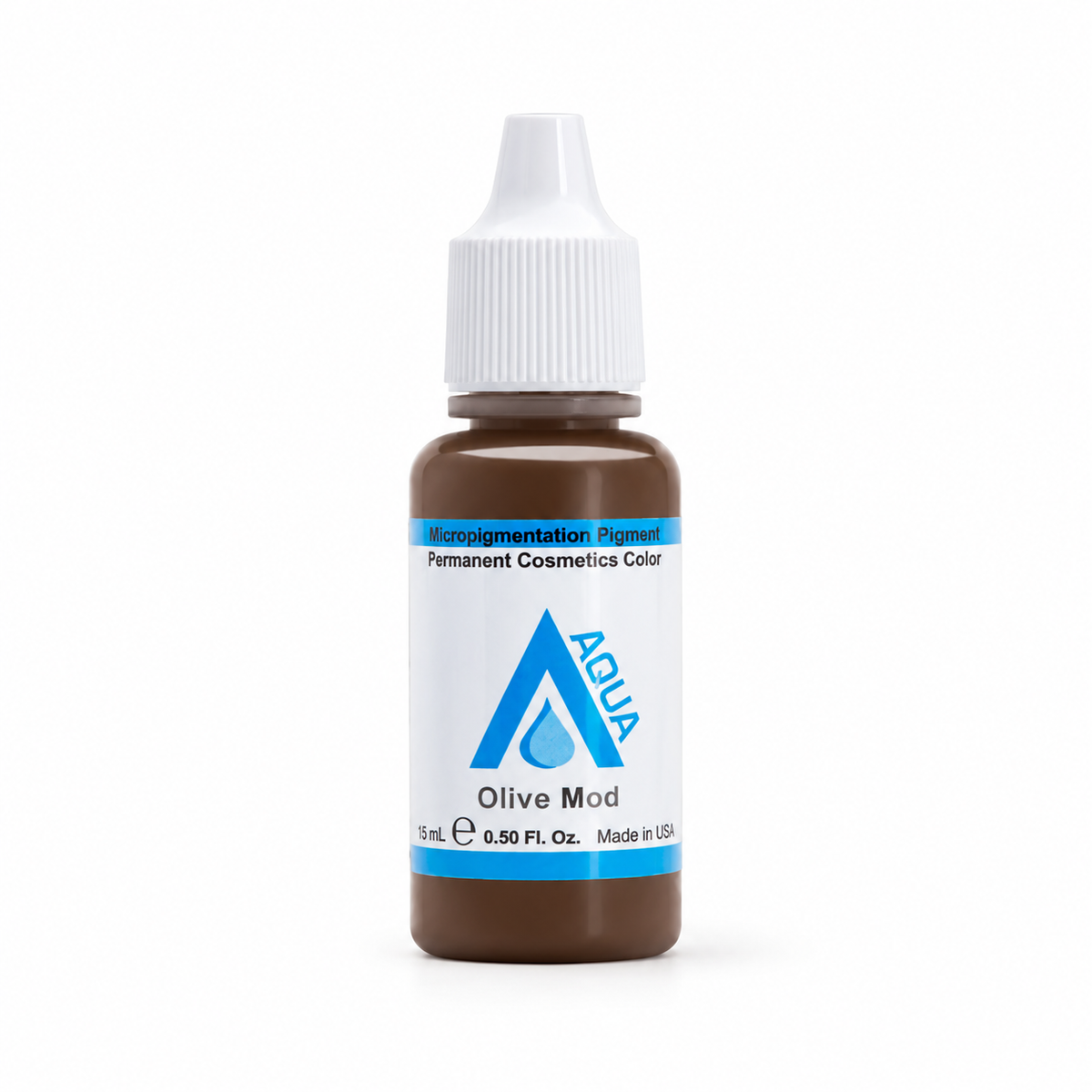 Li Pigments Aqua Olive Mod Pigment 15ml — bottle on white with soft shadow