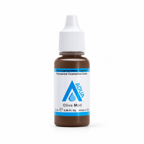 Li Pigments Aqua Olive Mod Pigment 15ml — bottle on white with soft shadow