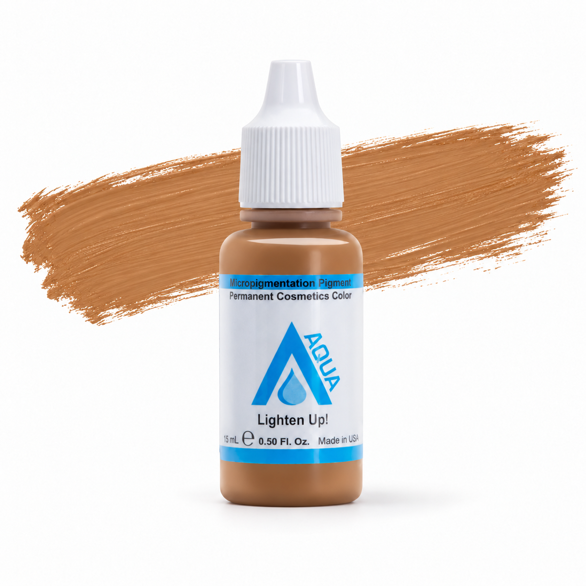 Li Pigments Aqua Lighten Up Pigment 15ml — bottle with colour brushstroke