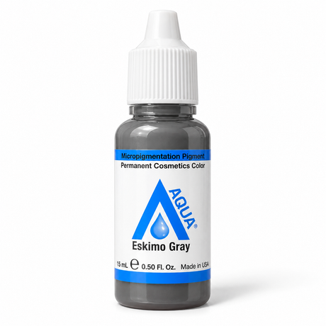 Li Pigments Aqua Eskimo Gray Pigment 15ml — bottle on white background with soft shadow
