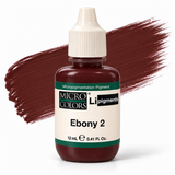 Li Pigments Micro Colors Ebony 2 Pigment 12ml — bottle with pigment colour smear