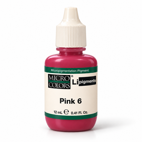 Li Pigments Micro Colors Pink 6 Pigment 12ml — bottle on white background with soft shadow