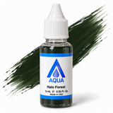 Li Pigments Aqua Halo Forest Pigment 15ml — bottle with a liquid pigment colour swipe
