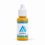 Li Pigments Aqua Gold Yellow 15ml – bottle with cyan Aqua label on white background