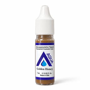 Li Pigments Aqua Golden Honey Pigment 7ml — bottle on white background with soft shadow