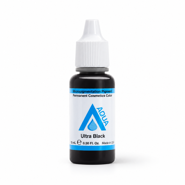 Li Pigments Aqua Ultra Black Pigment 15ml — product bottle on white with soft shadow