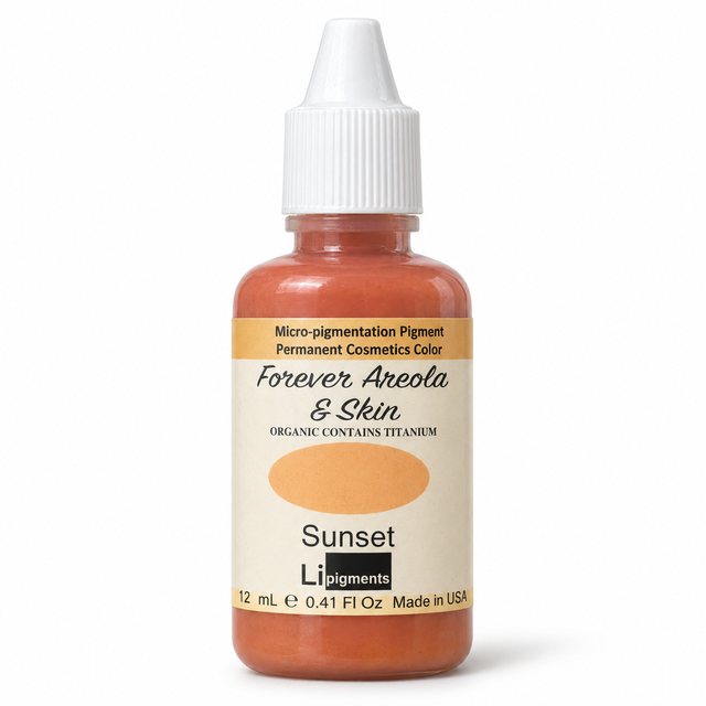 Li Pigments Forever Areola & Skin Sunset 12ml — bottle on white background with soft shadow