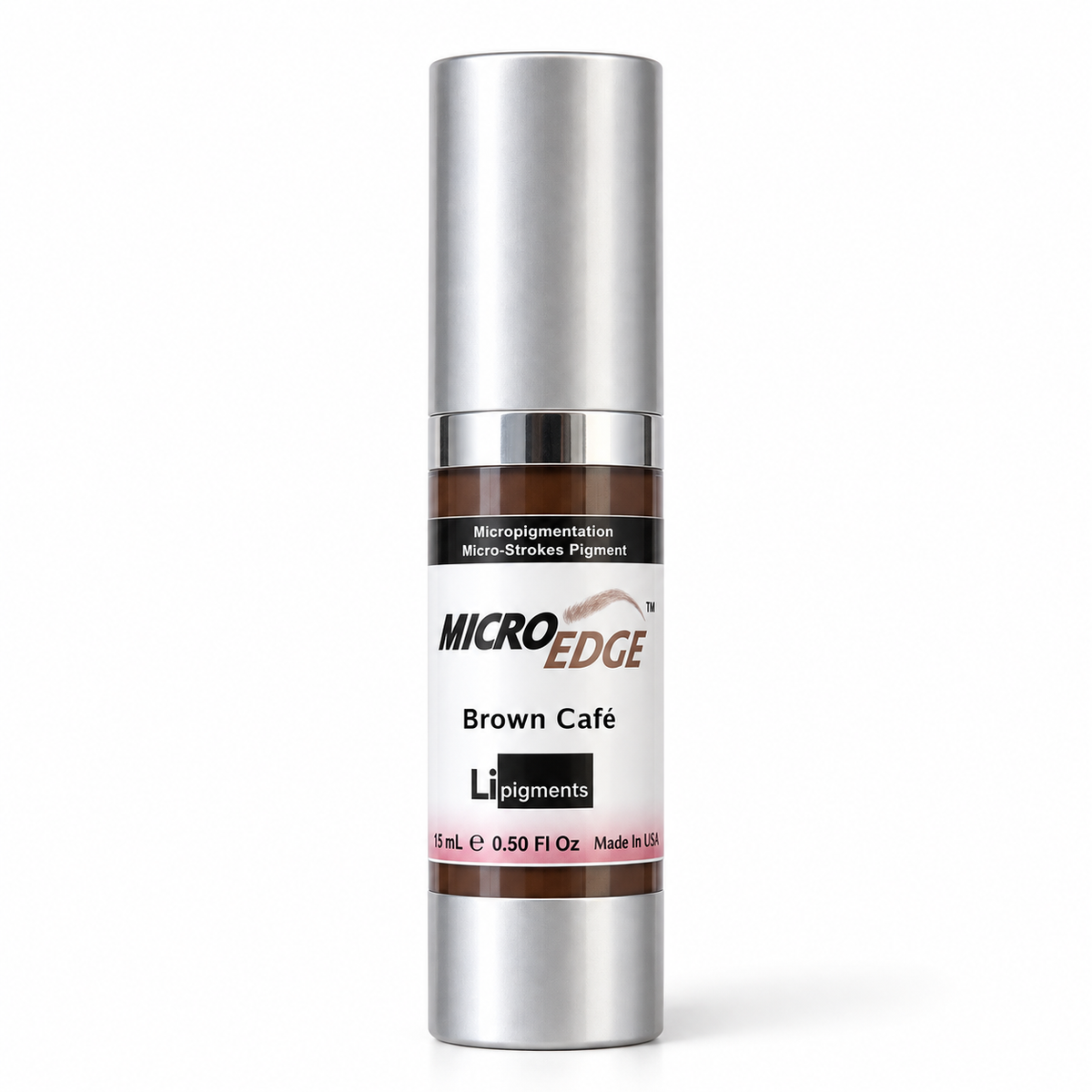 Li Pigments Micro Edge Brown Cafe Pigment 15ml — bottle on white background with soft shadow