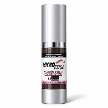 Li Pigments Micro Edge Chocolate Cognac Pigment 15ml — bottle on white background with soft shadow
