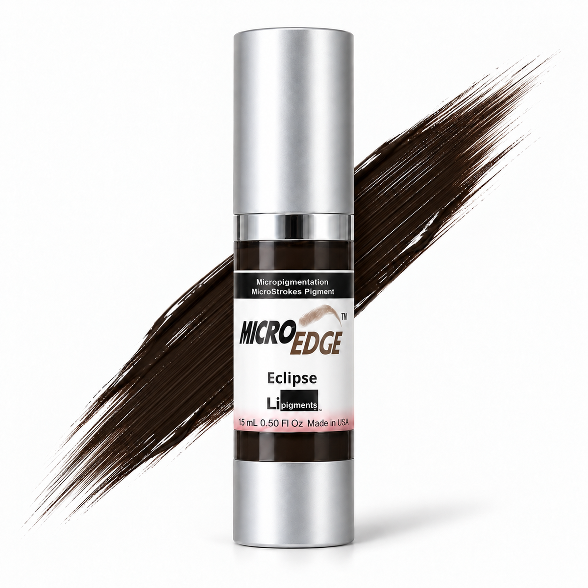 Li Pigments Micro Edge Eclipse Pigment 15ml — bottle with a liquid pigment colour swipe