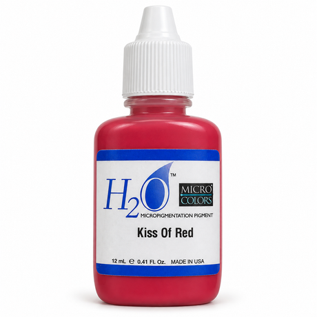 Li Pigments Micro Colors H2O Kiss of Red Practice Pigment 12ml — bottle on white background with soft shadow