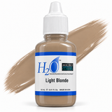 Li Pigments Micro Colors H2O Light Blonde Practice Pigment 12ml — bottle with pigment colour smear
