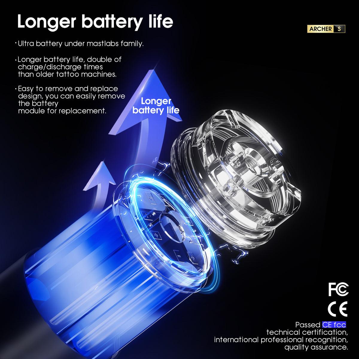 Mast Archer S Wireless Tattoo Machine - BVShop