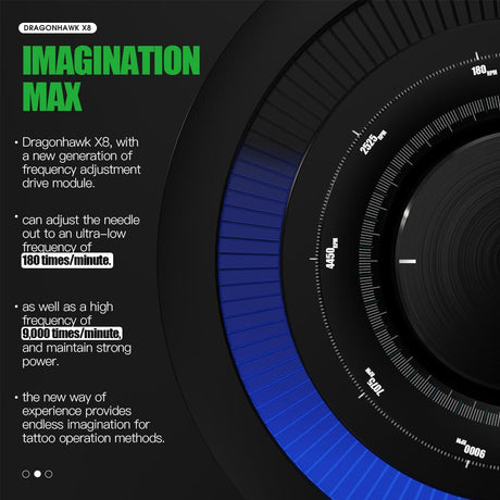 Mast Dragonhawk X8 Wireless Tattoo Machine Pen Pink - BVShop