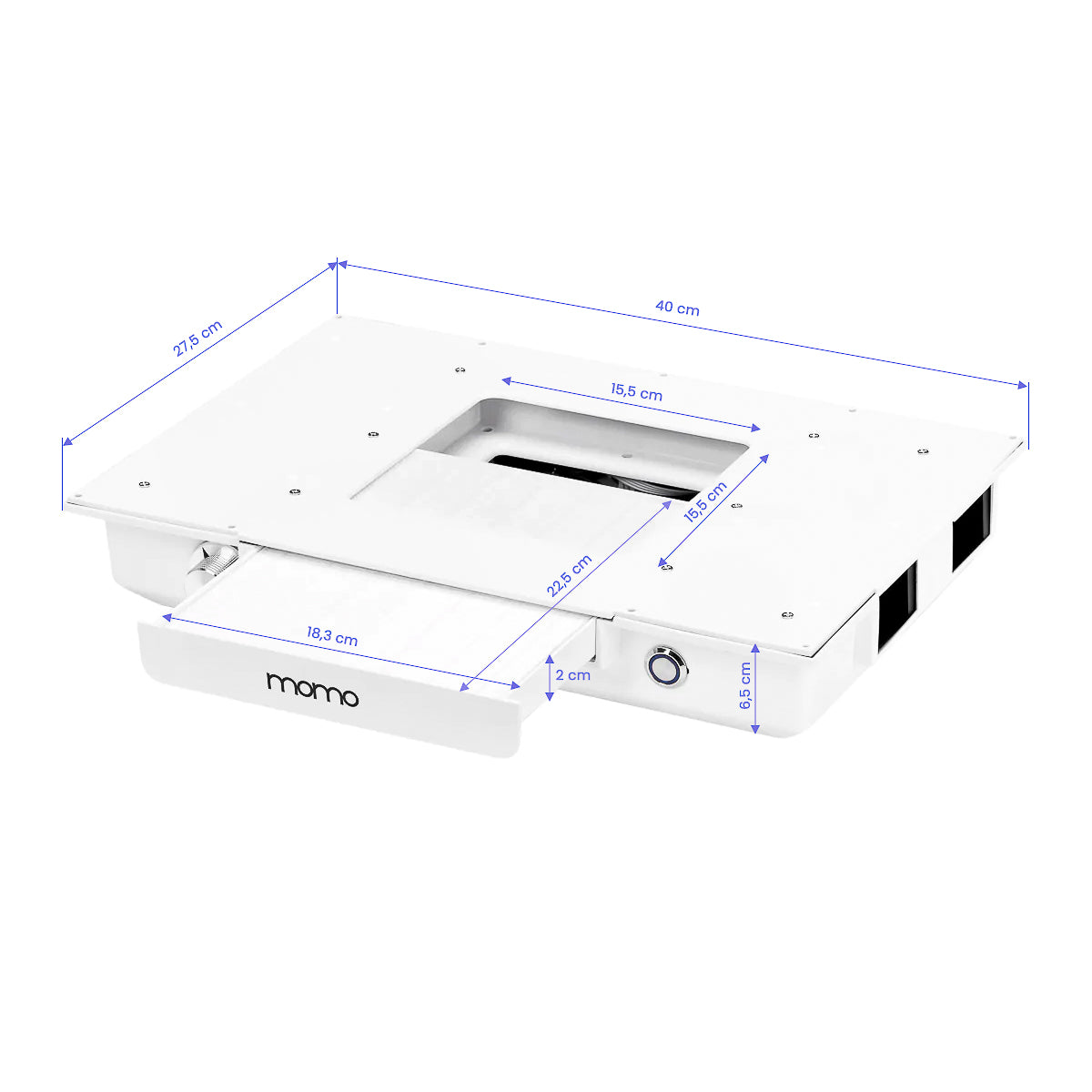 Momo 05-GL cosmetic desk with absorber - BVShop