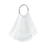 Nail polish sample on a wheel 50 pcs. WZ2 transparent - BVShop