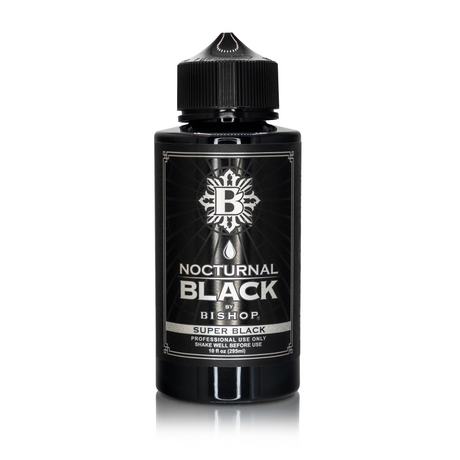 Nocturnal by Bishop Super Black 295ml bottle on white background
